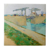 Vincent van Gogh - Langlois Bridge in Arles #2 Tegeltje (Voorkant)