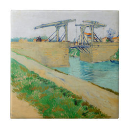 Vincent van Gogh - Langlois Bridge in Arles #2 Tegeltje