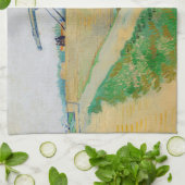 Vincent van Gogh - Langlois Bridge in Arles #2 Theedoek (Gevouwen)