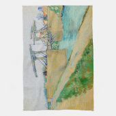 Vincent van Gogh - Langlois Bridge in Arles #2 Theedoek (Verticaal)