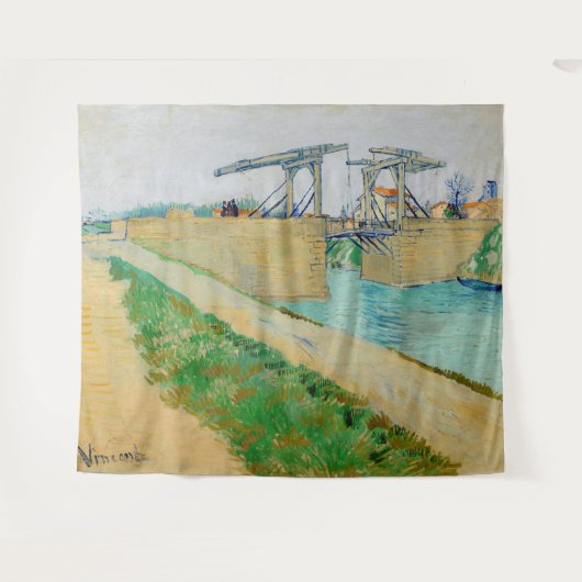 Vincent van Gogh - Langlois Bridge in Arles #2 Wandkleed (Voorkant (horizontaal))