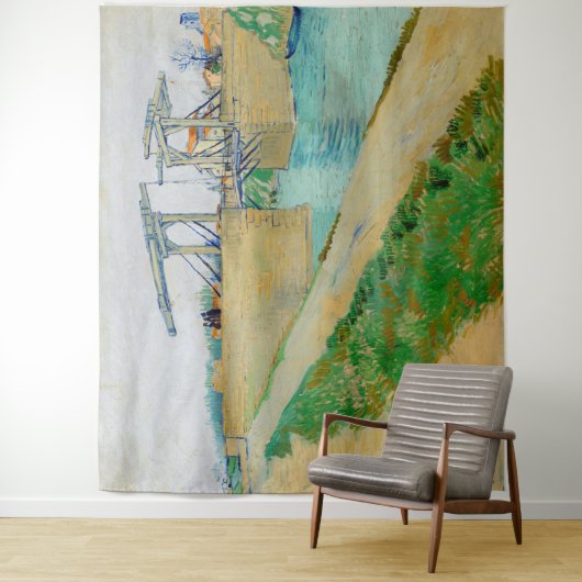 Vincent van Gogh - Langlois Bridge in Arles #2 Wandkleed (In situ)