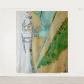Vincent van Gogh - Langlois Bridge in Arles #2 Wandkleed (Voorkant)