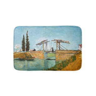Vincent van Gogh - Langlois Bridge in Arles #3 Badmat