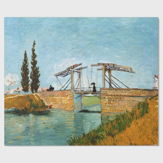 Vincent van Gogh - Langlois Bridge in Arles #3 Cadeaupapier (Vlak)