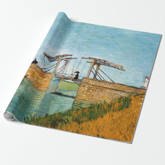 Vincent van Gogh - Langlois Bridge in Arles #3 Cadeaupapier (Uitgerold)