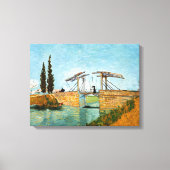 Vincent van Gogh - Langlois Bridge in Arles #3 Canvas Afdruk (Voorkant)