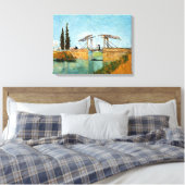 Vincent van Gogh - Langlois Bridge in Arles #3 Canvas Afdruk (Insitu (Slaapkamer))
