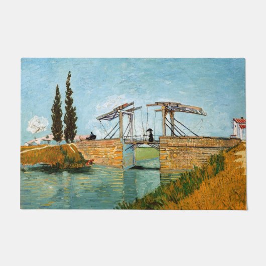 Vincent van Gogh - Langlois Bridge in Arles #3 Deurmat (Voorkant)