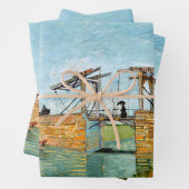 Vincent van Gogh - Langlois Bridge in Arles #3 Inpakpapier Vel (In situ)