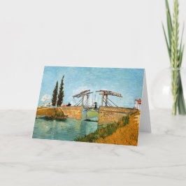 Vincent van Gogh - Langlois Bridge in Arles #3 Kaart