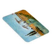 Vincent van Gogh - Langlois Bridge in Arles #3 Magneet (Rechterzijde)