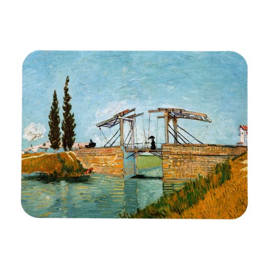 Vincent van Gogh - Langlois Bridge in Arles #3 Magneet (Horizontaal)