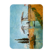 Vincent van Gogh - Langlois Bridge in Arles #3 Magneet (Verticaal)