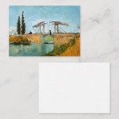 Vincent van Gogh - Langlois Bridge in Arles #3 Notitiekaartje (Voorkant / Achterkant)