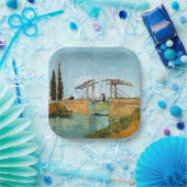Vincent van Gogh - Langlois Bridge in Arles #3 Papieren Bordje (Feest)