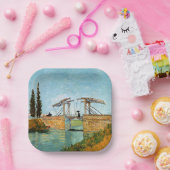 Vincent van Gogh - Langlois Bridge in Arles #3 Papieren Bordje (Feest)