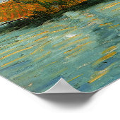 Vincent van Gogh - Langlois Bridge in Arles #3 Poster (Hoek)