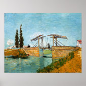 Vincent van Gogh - Langlois Bridge in Arles #3 Poster (Voorkant)