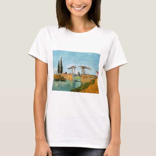 Vincent van Gogh - Langlois Bridge in Arles #3 T-shirt (Voorkant)