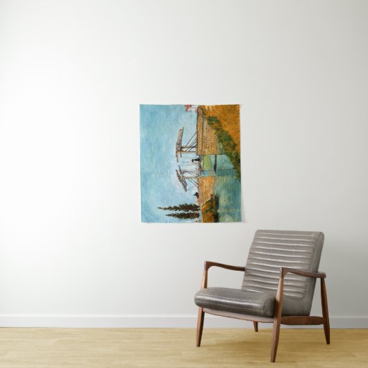 Vincent van Gogh - Langlois Bridge in Arles #3 Wandkleed (In situ)