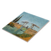 Vincent Van Gogh  Langlois Bridge in Arles Tegeltje (Zijkant)