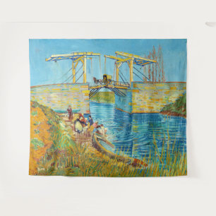 Vincent van Gogh - Langloisbrug bij Arles #1 Wandkleed