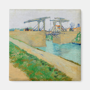 Vincent van Gogh - Langloisbrug bij Arles #2 Magneet
