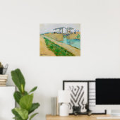 Vincent van Gogh - Langloisbrug bij Arles #2 Poster (Thuiskantoor)