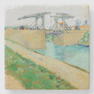 Vincent van Gogh - Langloisbrug bij Arles #2 Stenen Onderzetter