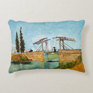 Vincent van Gogh - Langloisbrug bij Arles #3 Accent Kussen