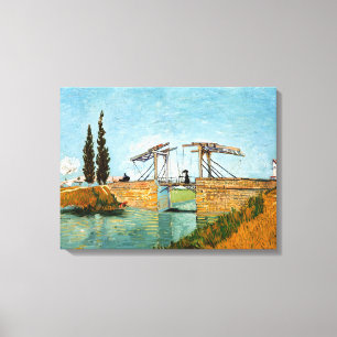 Vincent van Gogh - Langloisbrug bij Arles #3 Canvas Afdruk