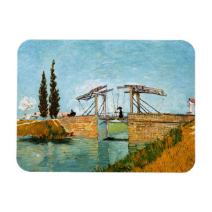 Vincent van Gogh - Langloisbrug bij Arles #3 Magneet