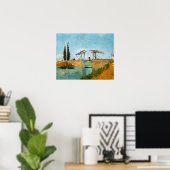 Vincent van Gogh - Langloisbrug bij Arles #3 Poster (Thuiskantoor)