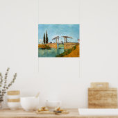 Vincent van Gogh - Langloisbrug bij Arles #3 Poster (Keuken)