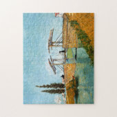 Vincent van Gogh - Langloisbrug in Arles #3 Legpuzzel (Verticaal)