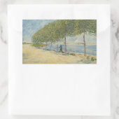 Vincent van Gogh - langs de Seine Rechthoekige Sticker (Tas)