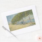 Vincent van Gogh - langs de Seine Rechthoekige Sticker (Envelop)