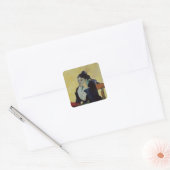Vincent van Gogh | L'Arlesienne 1888 Vierkante Sticker (Envelop)