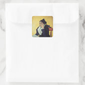 Vincent van Gogh | L'Arlesienne 1888 Vierkante Sticker (Tas)