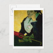 Vincent van Gogh | L'Arlesienne, detail, 1888 Briefkaart (Voorkant / Achterkant)