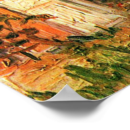 Vincent van Gogh, Le Moulin de la Galette 3, Poster (Hoek)