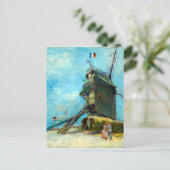 Vincent van Gogh Le Moulin de la Galette Briefkaart (Staand voorkant)