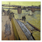 Vincent van Gogh | Le Pont de Trinquetaille Arles Tegeltje (Voorkant)