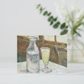 Vincent Van Gogh leeft nog steeds met Absinthe Fin Briefkaart (Staand voorkant)