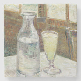 Vincent Van Gogh leeft nog steeds met Absinthe Fin Stenen Onderzetter