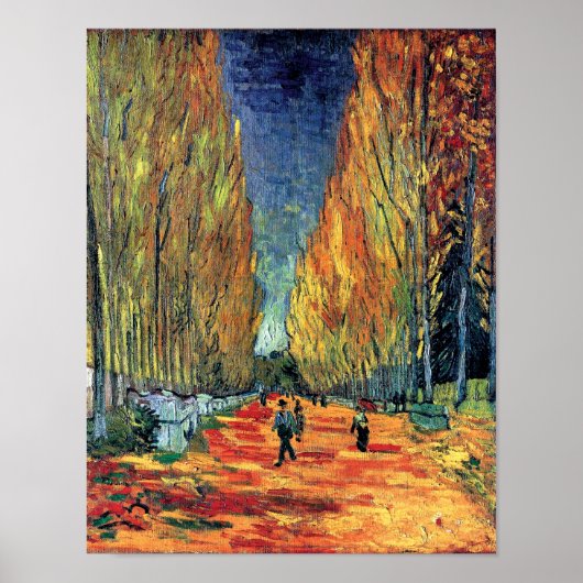 Vincent Van Gogh - Les Alyscamps Poster (Voorkant)