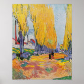 Vincent van Gogh - Les Alyscamps Print Poster (Voorkant)