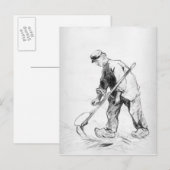 Vincent van Gogh | Maaimachine Briefkaart (Voorkant / Achterkant)