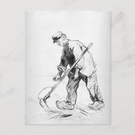 Vincent van Gogh | Maaimachine Briefkaart (Voorkant)